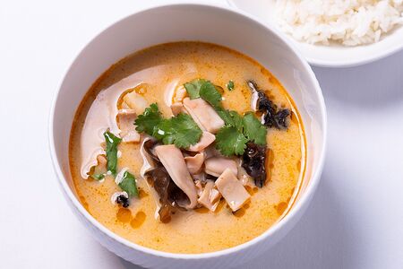 Том ям на кокосовом молоке