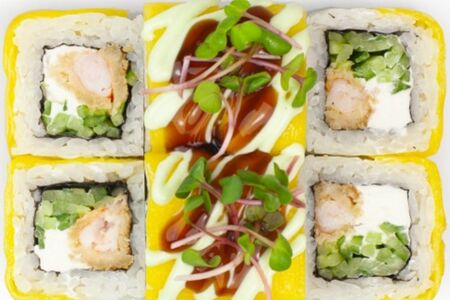 Манго с креветкой