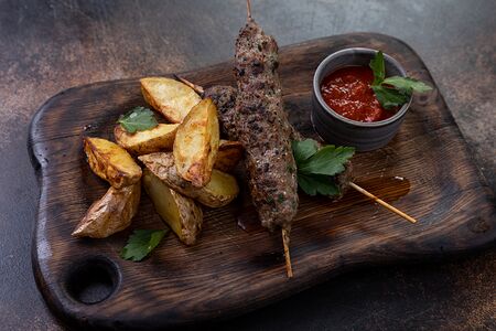 Люля-кебаб из баранины и говядины