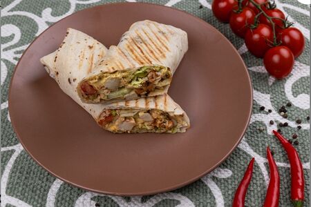 Шаурма с сыром