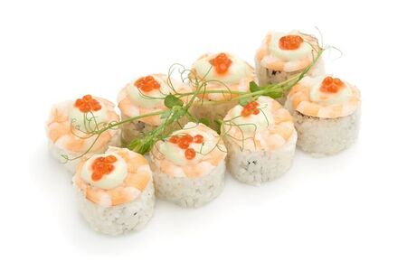 Ролл креветка васаби