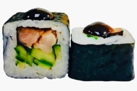 Ролл с угрем и огурцом