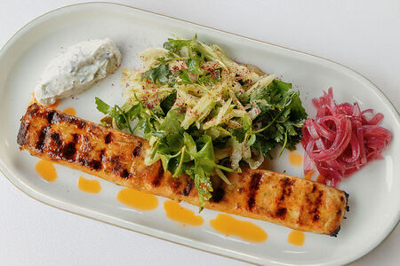 Кебаб из ладожского судака и карельской форели