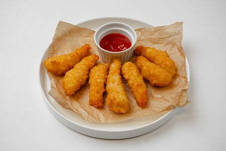 Креветки темпура с соусом сладкий-чили