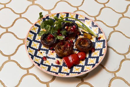 Шампиньоны на гриле