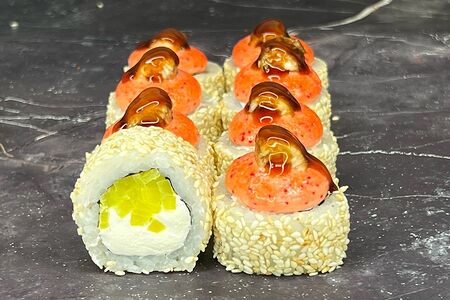 Запеченный сливочный угорь 