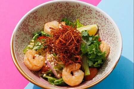 Салат с креветкой