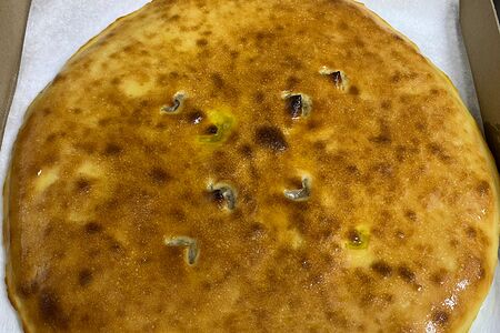 Пирог с говядиной и грибами