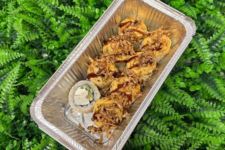 Запеченный Кранч с угрем спайси