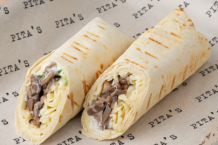 Шаверма с грибами и сыром