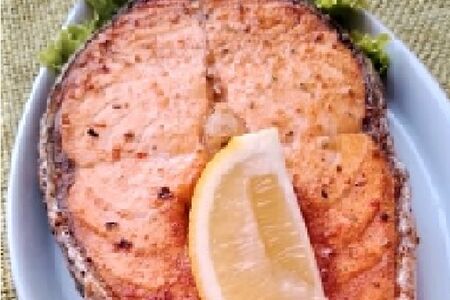 Семга на мангале