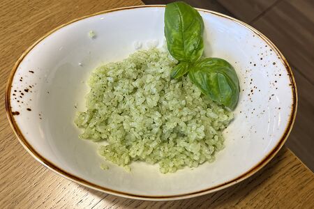 Рис с песто
