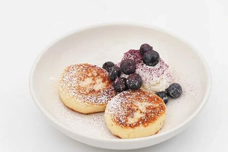 Сырники с голубикой