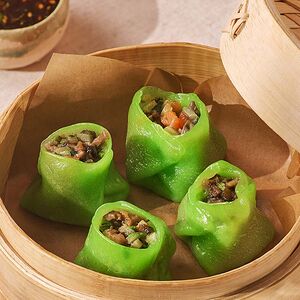 Дим-самы с сочными овощами