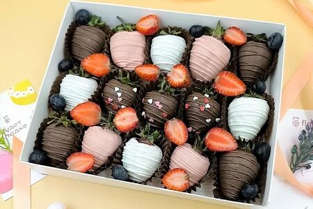 Клубника в шоколаде Callebaut №125