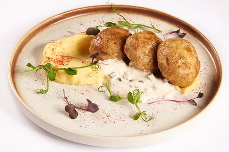 Котлеты куриные с пюре