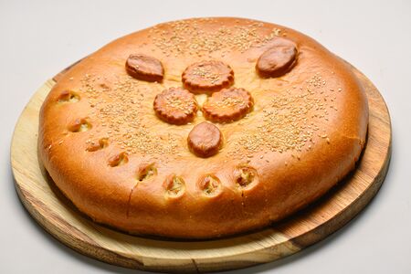  Пирог с курицей и сыром