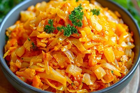 Капуста тушеная