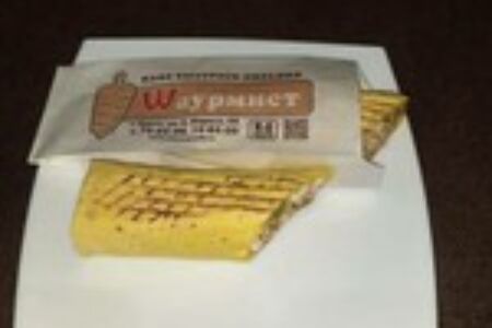 Мегашаурма с курицей в сырном лаваше 