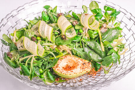 Большой итальянский зеленый салат