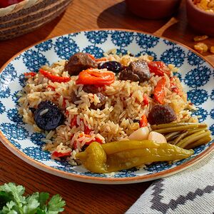 Плов с говядиной