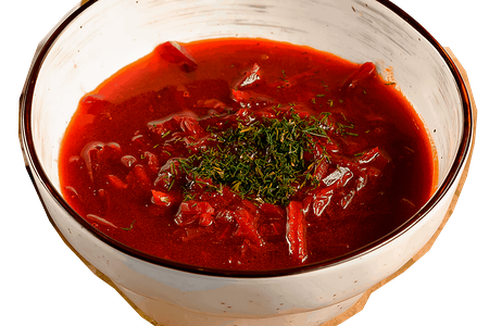 Борщ с говядиной 300/30/50 гр