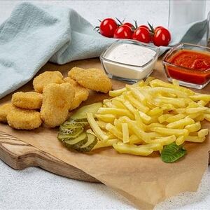 Картофель Фри и наггетсы из печи