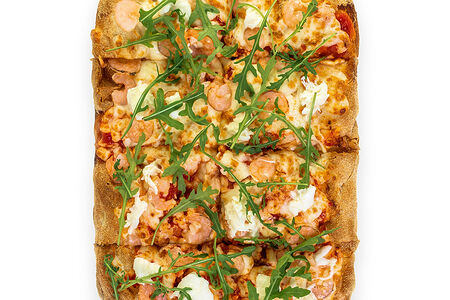 Римская креветки и страчателла