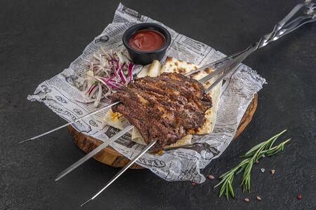 Уч панжа из говядины