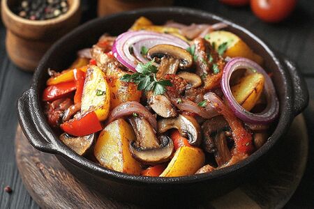 Оджахури из сезонных грибов