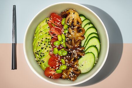 Поке с осьминогами