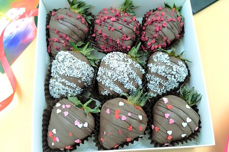 Клубника в шоколаде Callebaut №120-9