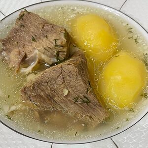 Суп Шурпа с говядиной на костном бульоне 