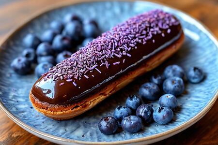 Эклер Лавандовая черника