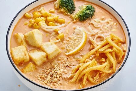 Суп Массамант карри с сыром