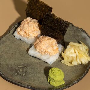 Суши Оши с тигровой креветкой