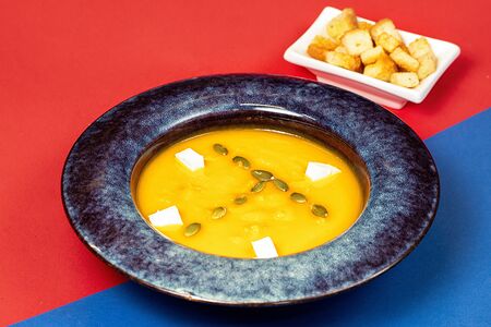 Крем-суп с тыквой