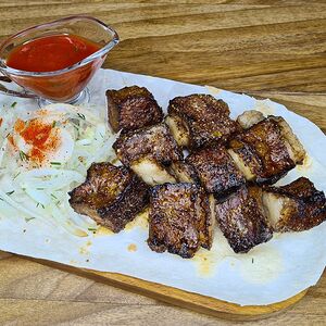 Шашлык из печени