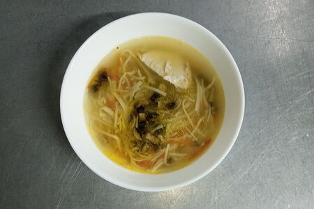 Суп-лапша с грибами