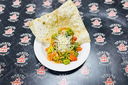 Салат с креветками 