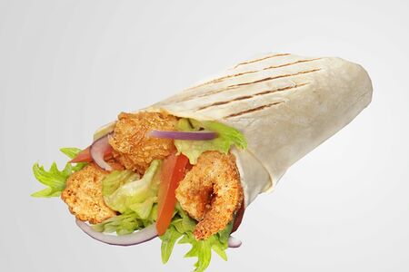 Ролл с креветкой