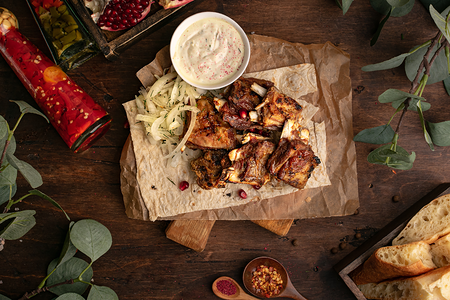 Шашлык из бараньих семечек 2 и 1