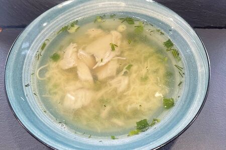 Лапша с курицей 