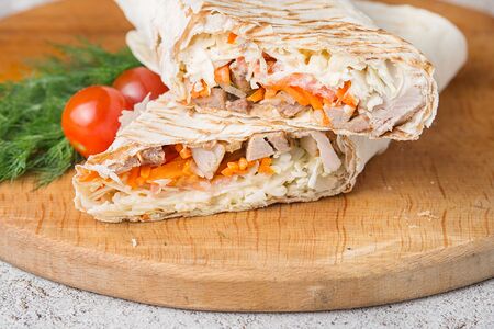 Шаурма с курицей 