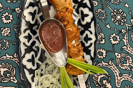 Шашлык из куриной грудки 