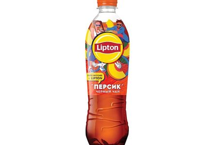 Напиток Lipton Чёрный чай "Персик" 