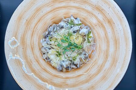 Фетучини Альфредо в сливочном соусе