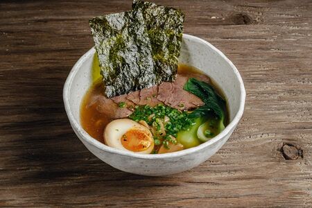 Трюфельный рамен с мраморной говядиной