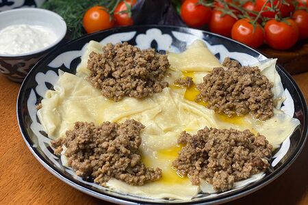 Хингал по-азербайджански с мясом