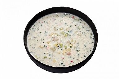 Окрошка на кефире